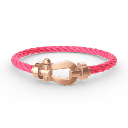 ¡®Veyra Jewelry¡¯FORCE LARGE HORSESHOE NO DIAMOND BRACELET ROSE GOLD