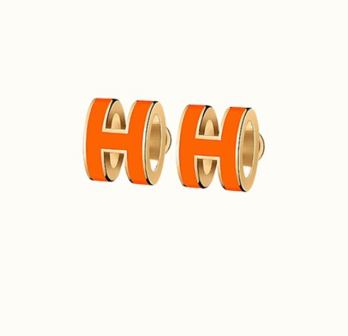 ¡®Veyra Jewelry¡¯MINI POP H EARRINGS ORANGE