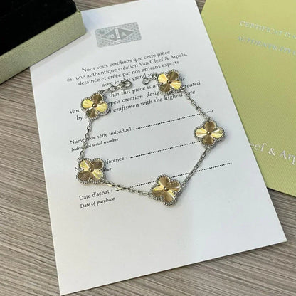 [Veyra Jewelry]New  CLOVER 5 MOTIF LASER BRACELET COLLECTION