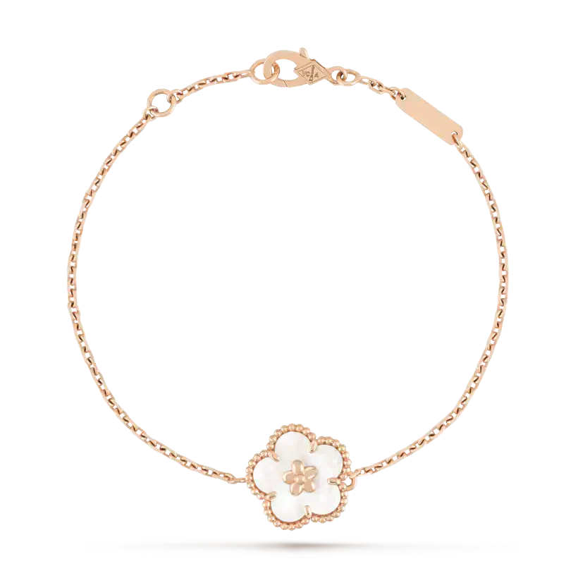 ¡®Veyra Jewelry¡¯LUCKY WHITE MOP PLUM BLOSSOM  BRACELET