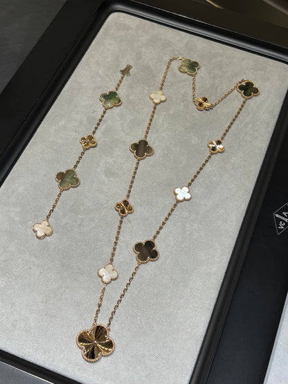 [¡®Veyra Jewelry¡¯] 25 NEW CLOVER 15 MOTIFS GRAY MOTHER-OF-PEARL