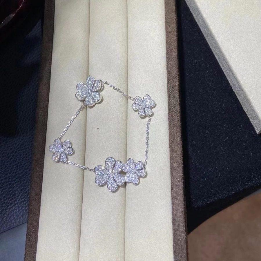 ¡®Veyra Jewelry¡¯FRIVOLE SILVER 5 FLOWERS BRACELET