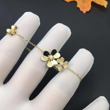 ¡®Veyra Jewelry¡¯FRIVOLE GOLD 5 FLOWERS BRACELET