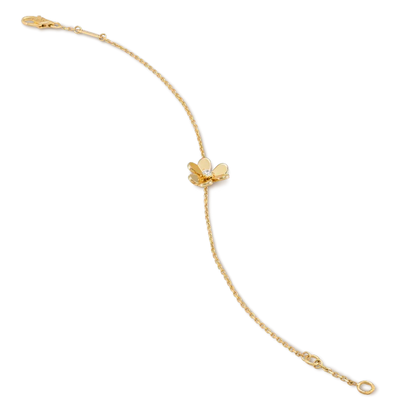 ¡®Veyra Jewelry¡¯FRIVOLE GOLD FLOWER PINK MALACHITE BRACELET