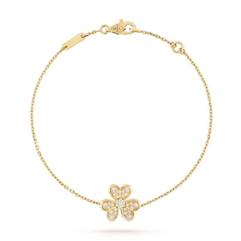 ¡®Veyra Jewelry¡¯FRIVOLE GOLD FLOWER DIAMOND BRACELET