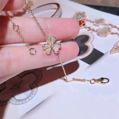 ¡®Veyra Jewelry¡¯FRIVOLE GOLD FLOWER DIAMOND BRACELET
