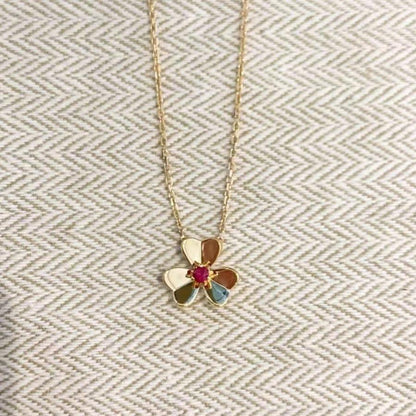 ¡®Veyra Jewelry¡¯FRIVOLE GOLD FLOWER NECKLACE