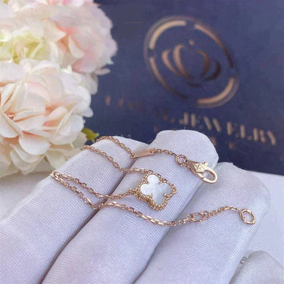 ¡®Veyra Jewelry¡¯CLOVER WHITE MOP SINGLE FLOWER BRACELET