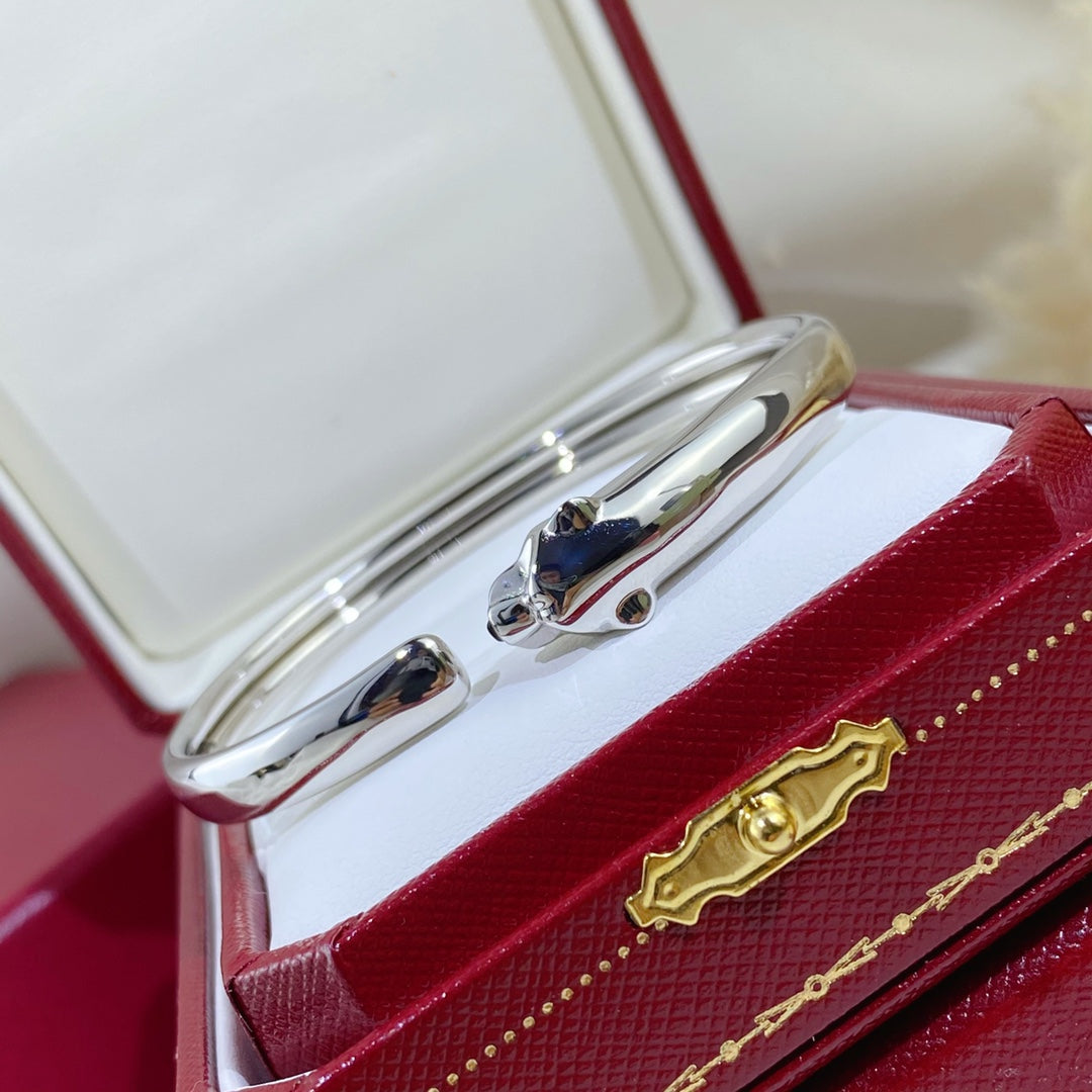 ¡®Veyra Jewelry¡¯PANTHERE SILVER OPEN BRACELET