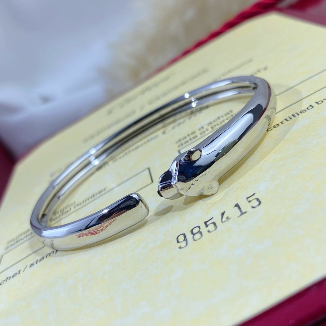 ¡®Veyra Jewelry¡¯PANTHERE SILVER OPEN BRACELET