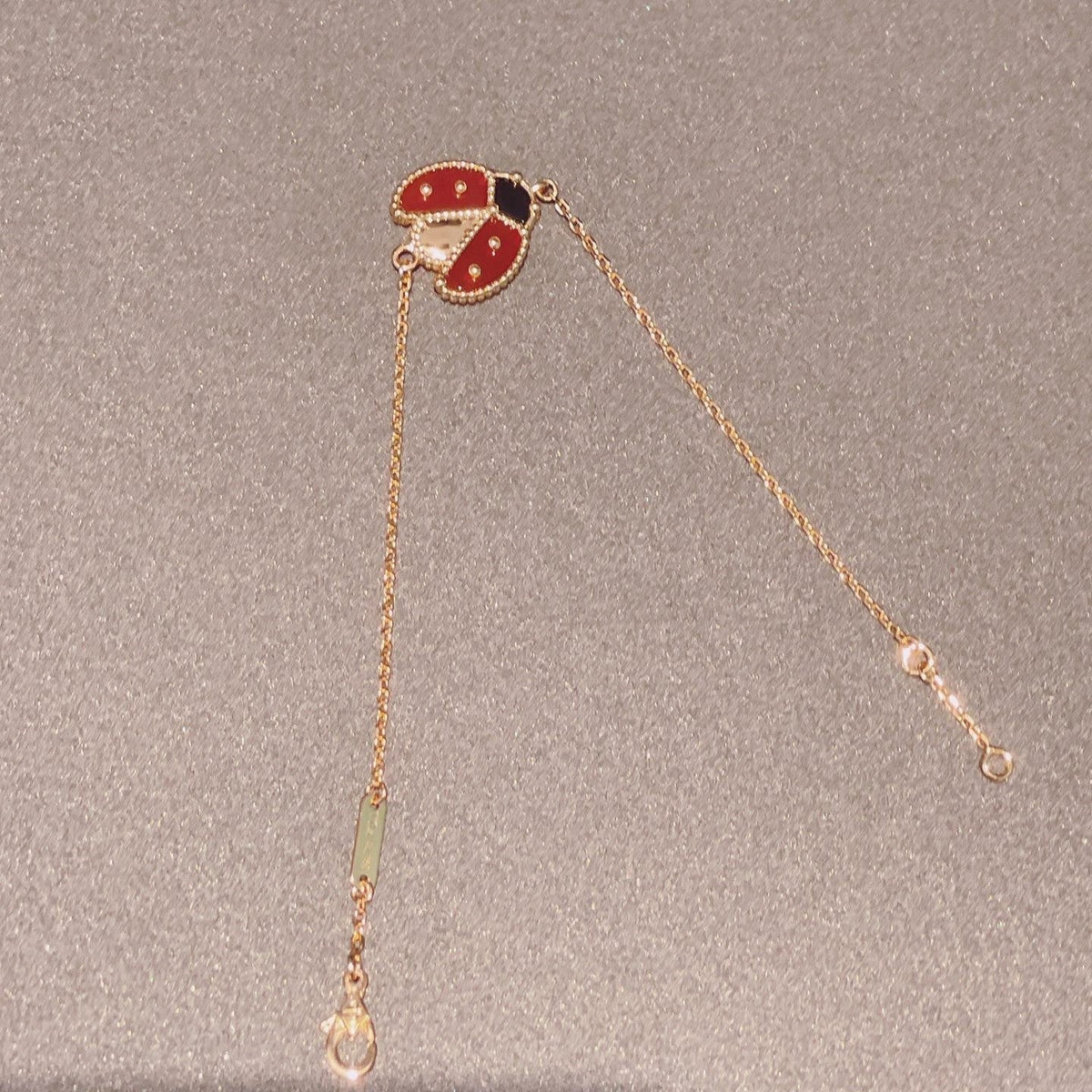 ¡®Veyra Jewelry¡¯LUCKY SPRING 1 MOTIF PINK GOLD BRACELET