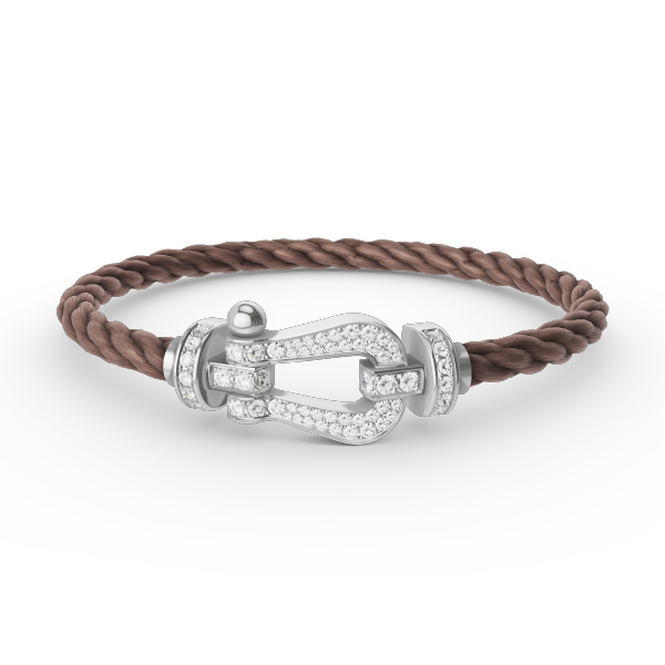 ¡®Veyra Jewelry¡¯FORCE LARGE HORSESHOE FULL DIAMOND BRACELET SILVER