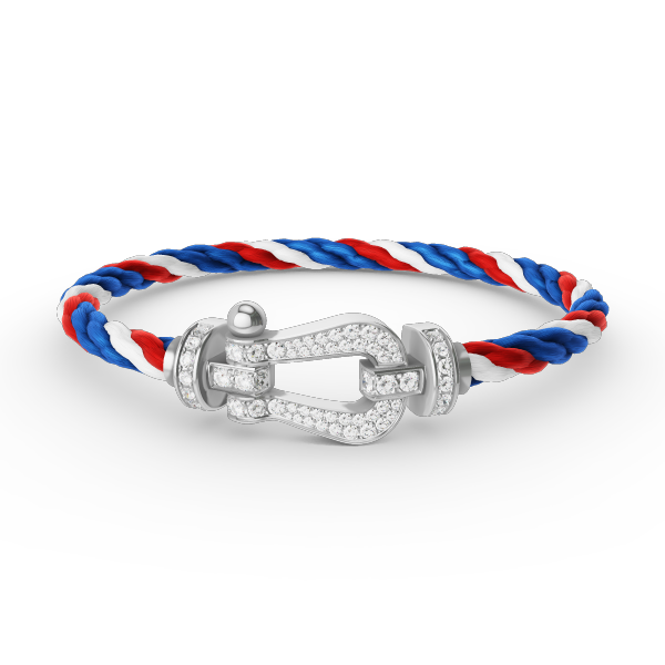¡®Veyra Jewelry¡¯FORCE LARGE HORSESHOE FULL DIAMOND BRACELET SILVER