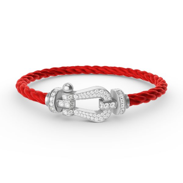¡®Veyra Jewelry¡¯FORCE LARGE HORSESHOE FULL DIAMOND BRACELET SILVER