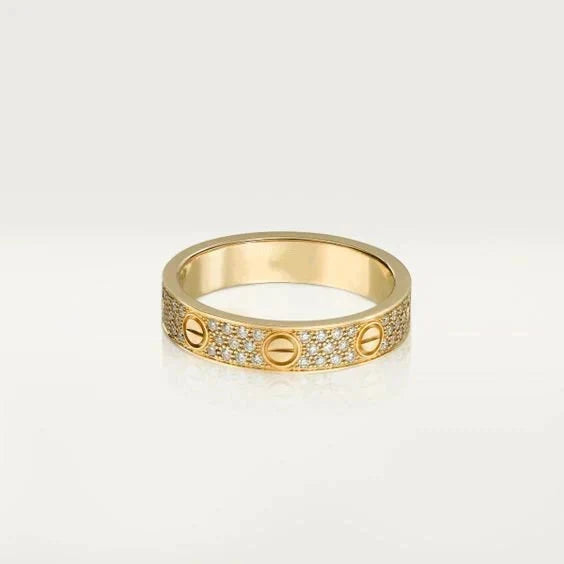 ¡®Veyra Jewelry¡¯LOVE RING 3.6MM DIAMOND PAVED