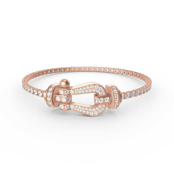 ¡®Veyra Jewelry¡¯FORCE  LARGE HORSESHOE FULL DIAMOND TENNIS BRACELET
