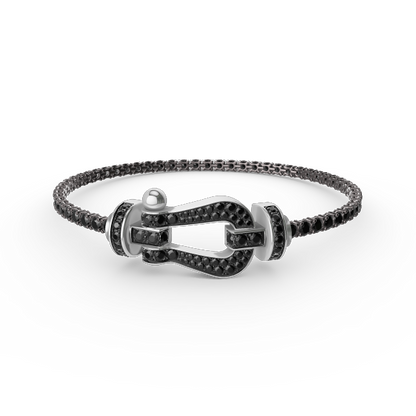 ¡®Veyra Jewelry¡¯FORCE  LARGE HORSESHOE FULL DIAMOND TENNIS BRACELET